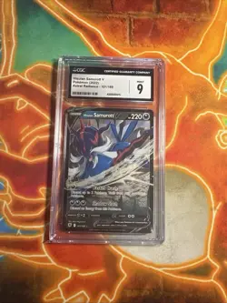 Pokemon TCG Hisuian Samurott v Astral Radiance Ultra Rare Holo 101/189 CGC 9 - Image 1