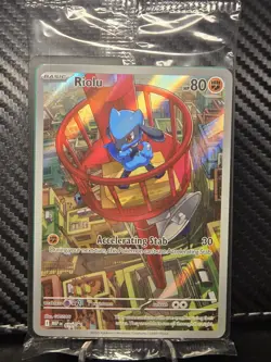 Pokemon TCG Riolu Mega Evolution ETB Promo 010 (SEALED) With Dividers - Image 1