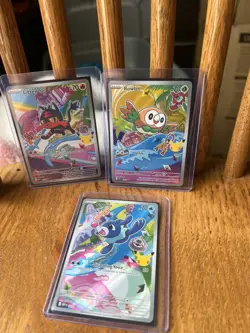 First Partner Illustration Collection Series 1 Gen 7 Alola Starters Pokemon TCG - Image 1