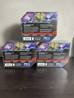 Pokemon TCG Azure Legends Tin (Full Set Of 3) Factory Sealed - New - Image 2