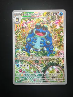 2025 POKEMON BLACK BOLT #105 SEISMITOAD [NM] - Image 1
