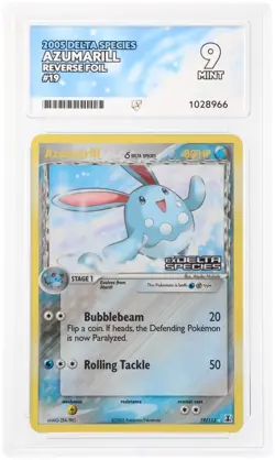 Azumarill [Reverse Holo] #19 Pokemon Delta Species ACE 9 - Image 1