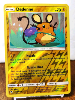 POKEMON DEDENNE 84/214 REVERSE HOLO LOST THUNDER LP - Image 1