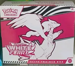 Sealed Pokemon TCG Scarlet & Violet White Flare Elite Trainer Box - Image 1