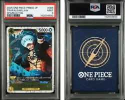 2025 ONE PIECE JAPANESE PRB02-PREMIUM BOOSTER TRAFALGAR LAW SPARKLE FOIL PSA9 - Image 3