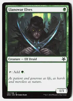 MTG - Llanowar Elves 101 Near Mint Magic Game Night: Free-For-All - Image 1