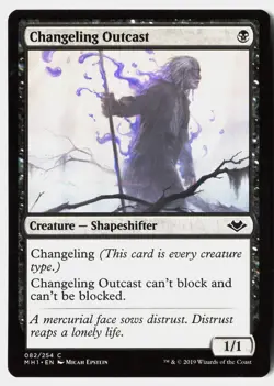 MTG - Changeling Outcast 82 Near Mint Modern Horizons - Image 1