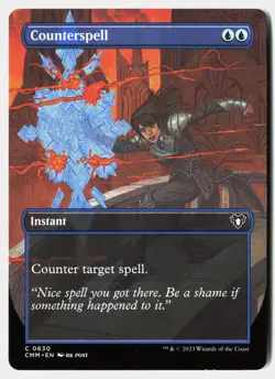 MTG - Counterspell (Borderless) 630 Near Mint Commander Masters - Image 1
