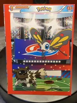 CARD POKEMON POKEDEX EF VOL. I #51 ZIGZAGOON & BEAUTIFLY 2022 Hoenn PERU TCG - Image 1