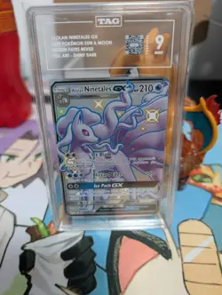 Pokemon TAG 9 Alolan Ninetales GX SV53/SV94 Sun & Moon Hidden Fates Shiny Vault - Image 1