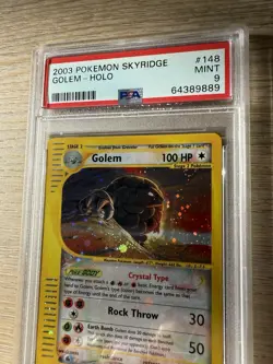 Pokemon Golem Skyridge Crystal Reverse Holo Rare #148 PSA 9 SWIRL - Image 4