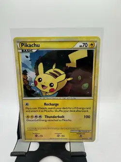 Pokemon TCG card Pikachu HGSS03 Black Star Promo Holo - Image 1