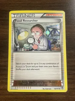 Fossil Researcher 92/111 (Cosmos Holo) - 2014 - Pokemon TCG [HP] - Image 1