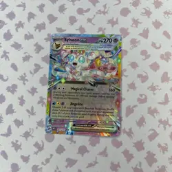 Pokemon TCG Sylveon EX Prismatic Evolutions Double Rare Holo - Image 1