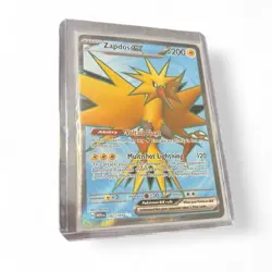 Zapdos EX 192/165 Ultra rare scarlet violet 151 Pokemon NM - Image 1