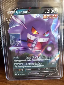 Gengar V 156/264 - Fusion Strike - Pokemon TCG - Ultra Rare - NM - Image 1