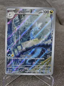 Pokemon TCG Dragonair Scarlet & Violet-151 181/165 Holo Illustration Rare - Image 1