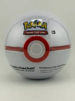 Pokemon TCG Premier Ball Poke Ball Tin – H20 Ball (2021), Factory Sealed - Image 1
