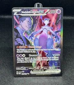 Pokemon TCG Destined Rivals Team Rocket’s Mewtwo ex SIR 231/182 🔮 (read desc.) - Image 1