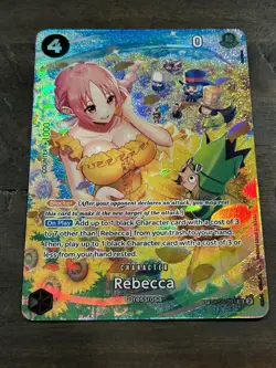 One Piece TCG OP06 Wings of the Captain Rebecca SP English OP05-091 - Image 1