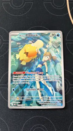 Misty's Psyduck Holo Illustration Rare Card 193/182 Sv10: Destined Rivals - Image 1