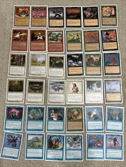 Magic The Gathering 5th Edition Lot Of 41 Cards Played Condition - Image 1