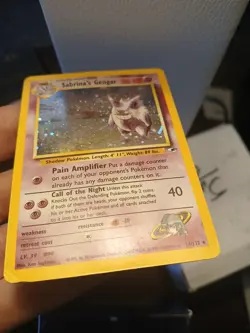 Pokemon TCG Gym Heroes Sabrina's Gengar Holo Rare Card 14/132 Unlimited - Image 4