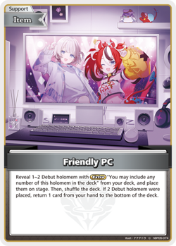 Friendly PC C hololive OFFICIAL CARD GAME hBP05-074 Enchant Regalia ENGLISH - Image 1