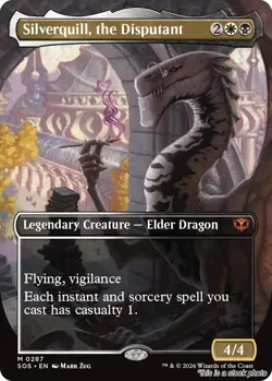Silverquill, the Disputant (Borderless) [SOS - 287] - NM TCG MTG - Image 1