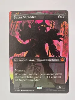 MTG TMNT Super Shredder Borderless Foil M 0217 - Image 1