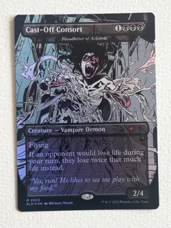 MTG Cast-Off Consort - Bloodletter of Aclazotz (#M2502) SLD - Borderless / Foil - Image 1