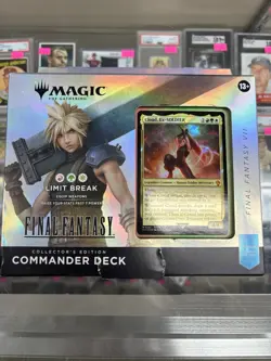 MTG Final Fantasy Collector’s Commander Deck Limit Break, Sealed Box is Ripped - Image 1