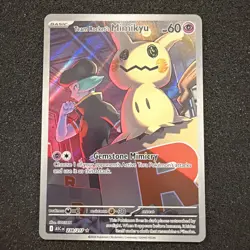 Team Rocket’s Mimikyu 238/217 Illustration Rare Ascended Heroes Pokemon NM - Image 1