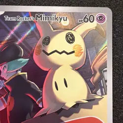 Team Rocket’s Mimikyu 238/217 Illustration Rare Ascended Heroes Pokemon NM - Image 3