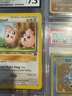 Pokemon TCG Igglybuff #36 Black Star Promo Card 2001 CGC 7.5 Near Mint - Image 3