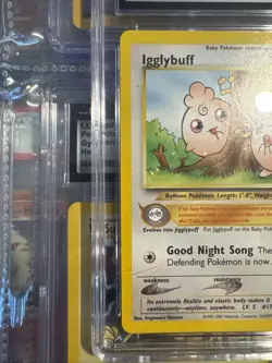 Pokemon TCG Igglybuff #36 Black Star Promo Card 2001 CGC 7.5 Near Mint - Image 5