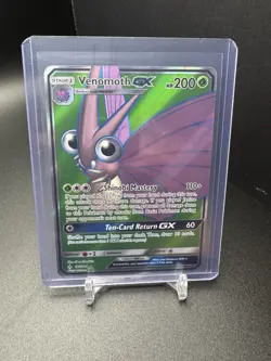 Venomoth GX 193/214 NM Ultra Rare SM - Unbroken Bonds Holofoil SM10 Pokemon TCG - Image 1