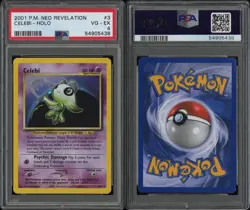 2001 Celebi Holo Neo Revelation EX PSA 4 Pokemon #3 - Image 2