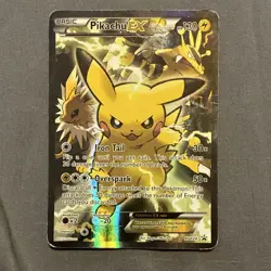 Pokemon Pikachu EX XY124 Full Art Promo - Image 1