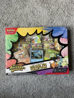 Ascended Heroes Pokemon First Partners Deluxe Pin Collection New Factory Sealed - Image 1