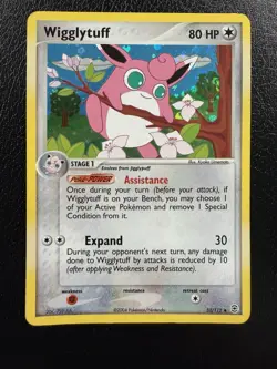 Pokemon TCG Wigglytuff Reverse Holo 52/112 FireRed & LeafGreen MP - Image 1