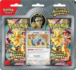 Pokemon TCG: Mega Evolution Ascended Heroes Collection (Larry) 2-Pack Blister - Image 1