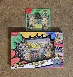 Pokemon Ascended Heroes Lucario Premium Poster Collection & Erika Collection - Image 1