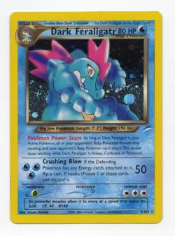 Pokemon TCG Dark Feraligatr Holo Rare Neo Destiny Unlimited NM- - Image 1