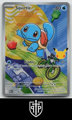 Pokemon - Squirtle 039 Mega Evolution - Holo Black Star Promo - NM - Image 1