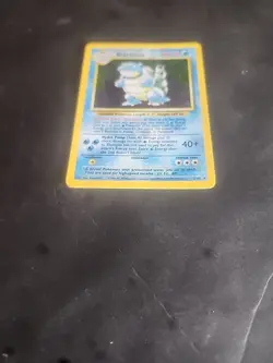 Pokemon TCG 1999 Base Set Blastoise Holo Card 2/102 Heavy/damaged Read Desc. - Image 2
