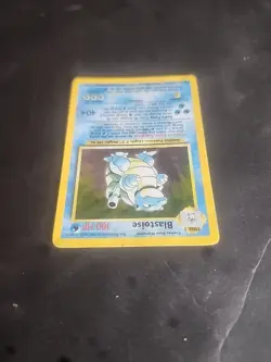 Pokemon TCG 1999 Base Set Blastoise Holo Card 2/102 Heavy/damaged Read Desc. - Image 4