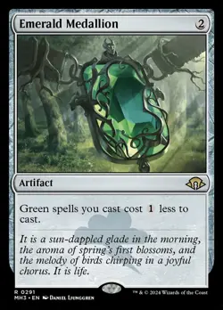 EMERALD MEDALLION Rare Modern Horizons 3 NM MTG - Image 1