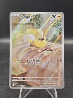 Pokemon TCG Yamper 099/094 ME02: Phantasmal Flames Illustration Rare NM - Image 1
