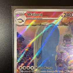 Pokemon TCG SV-Journey Together Wailord #162/159 Illustration Rare - Image 2
